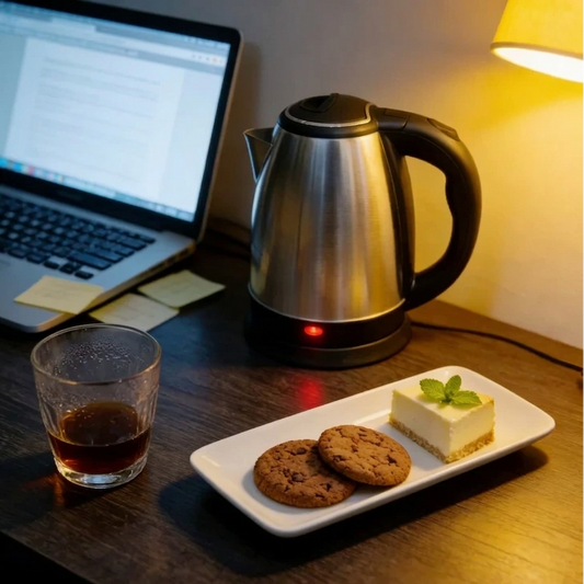 2L Stainless Steel Portable Electric Kettle for Home Kitchen