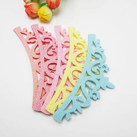 Glitter Crown Hair Accessories for Kids