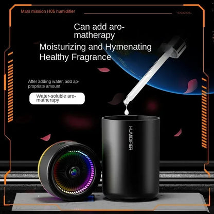 Home Air Humidifier & Aroma Diffuser with Colorful Light
