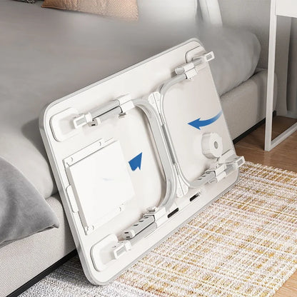 Elevating Bed Desk – Compact Laptop Table