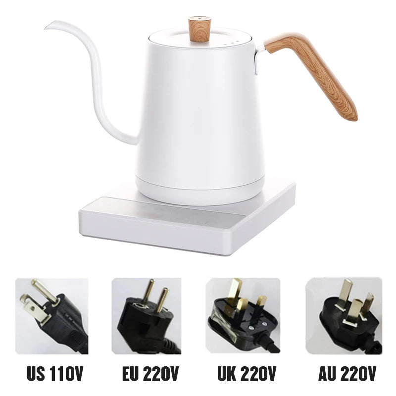 Gooseneck Electric Kettle – Smart Temperature
