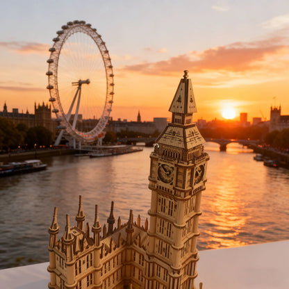 DIY Wooden Big Ben Model Kit 3D Puzzle