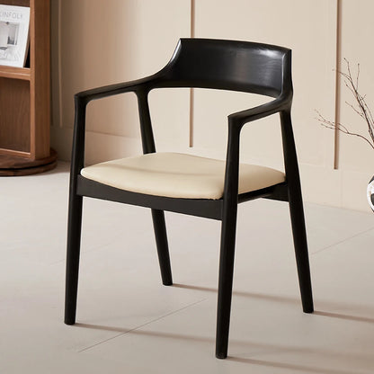 Nordic Ergonomic Dining Chair with Luxury Wood