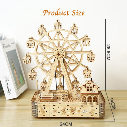 3D Wooden Ferris Wheel Music Kit