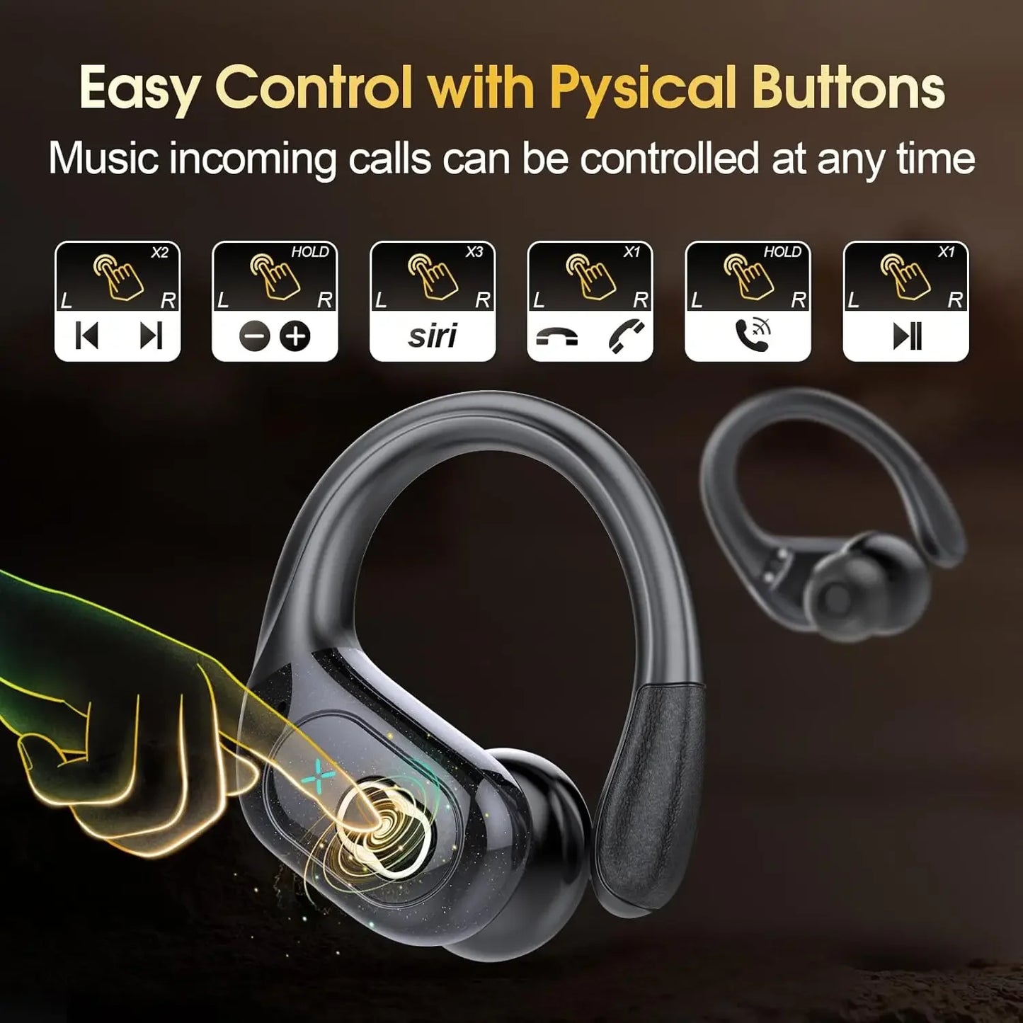 Wireless Bluetooth Headphones – Sports Earbuds