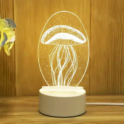 Electric 3D Acrylic Led Lamp for  Children's Night Light
