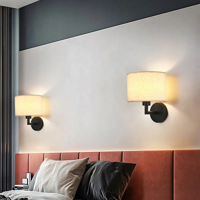 Rotating Bedside Wall Lamp – Modern LED