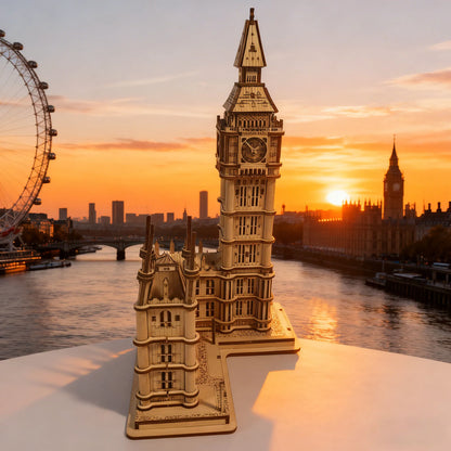 DIY Wooden Big Ben Model Kit 3D Puzzle