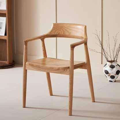 Nordic Ergonomic Dining Chair with Luxury Wood