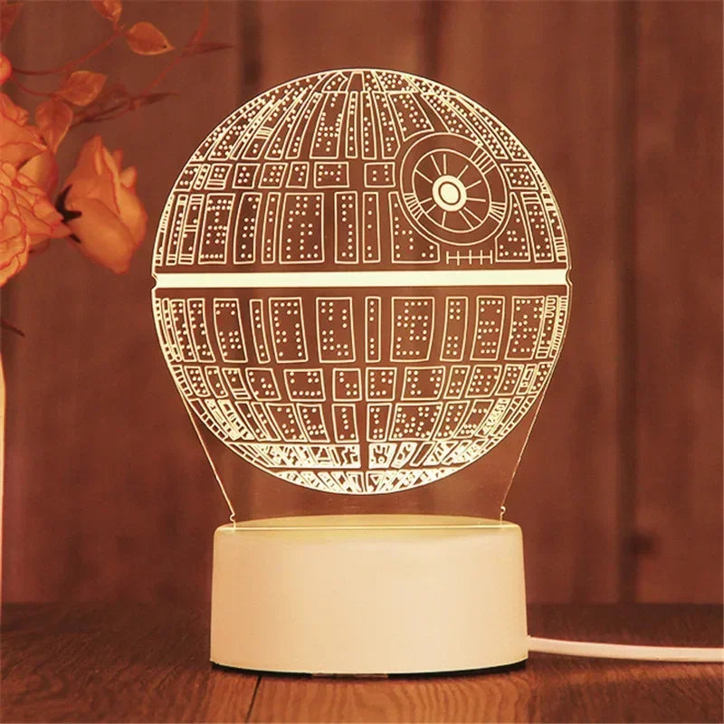 Electric 3D Acrylic Led Lamp for  Children's Night Light