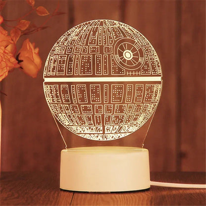 Electric 3D Acrylic Led Lamp for  Children's Night Light