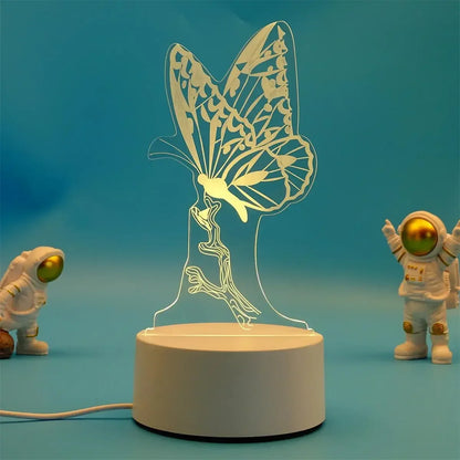 Electric 3D Acrylic Led Lamp for  Children's Night Light