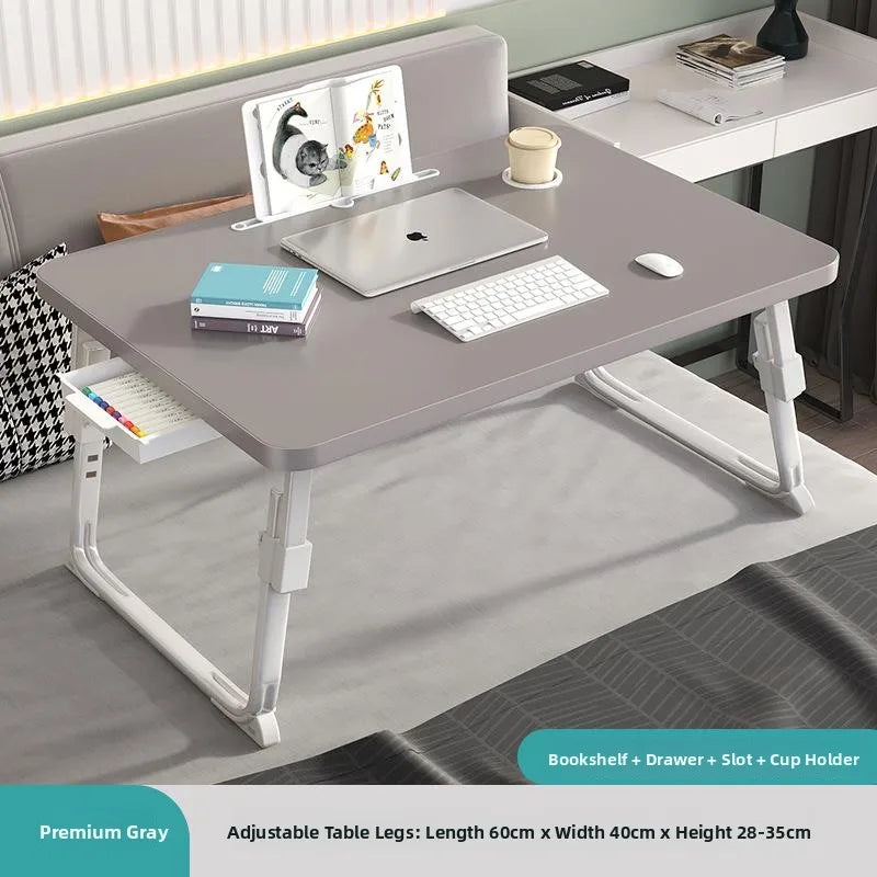 Elevating Bed Desk – Compact Laptop Table