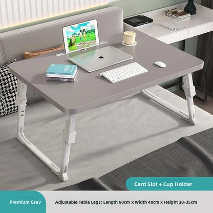 Elevating Bed Desk – Compact Laptop Table