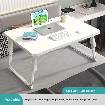 Elevating Bed Desk – Compact Laptop Table