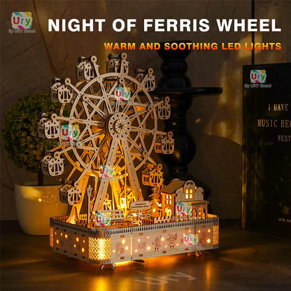 3D Wooden Ferris Wheel Music Kit