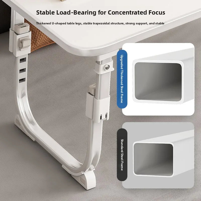 Elevating Bed Desk – Compact Laptop Table