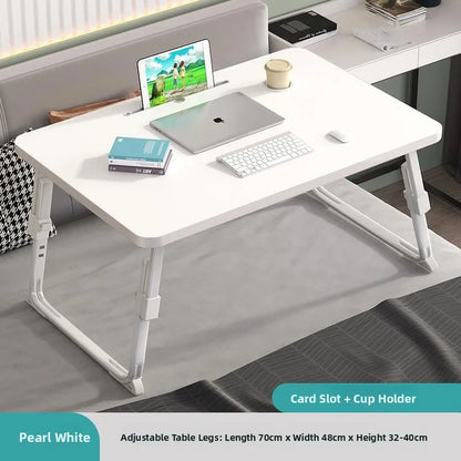 Elevating Bed Desk – Compact Laptop Table