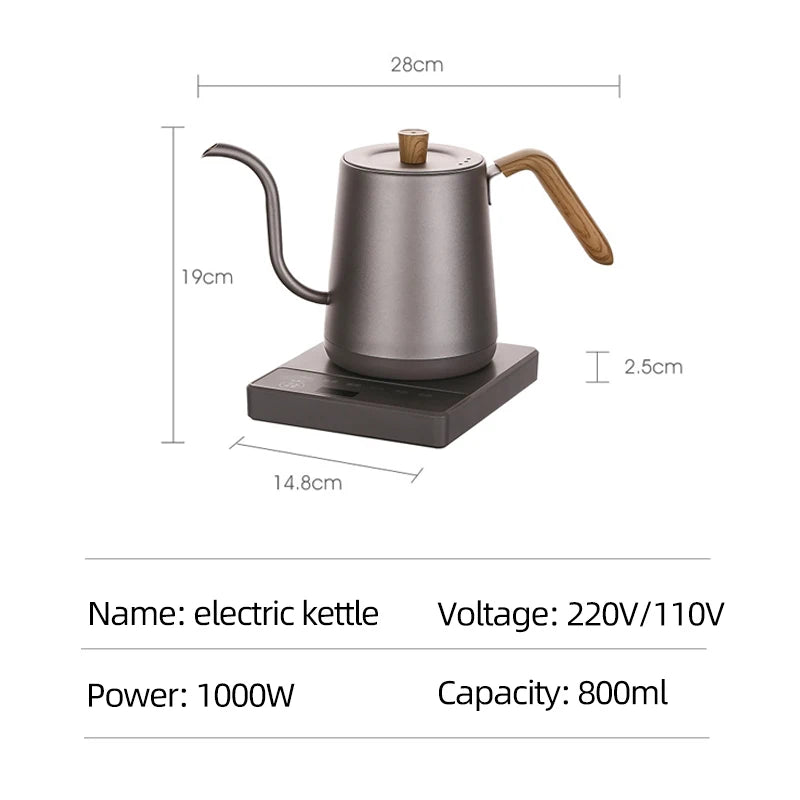 Gooseneck Electric Kettle – Smart Temperature