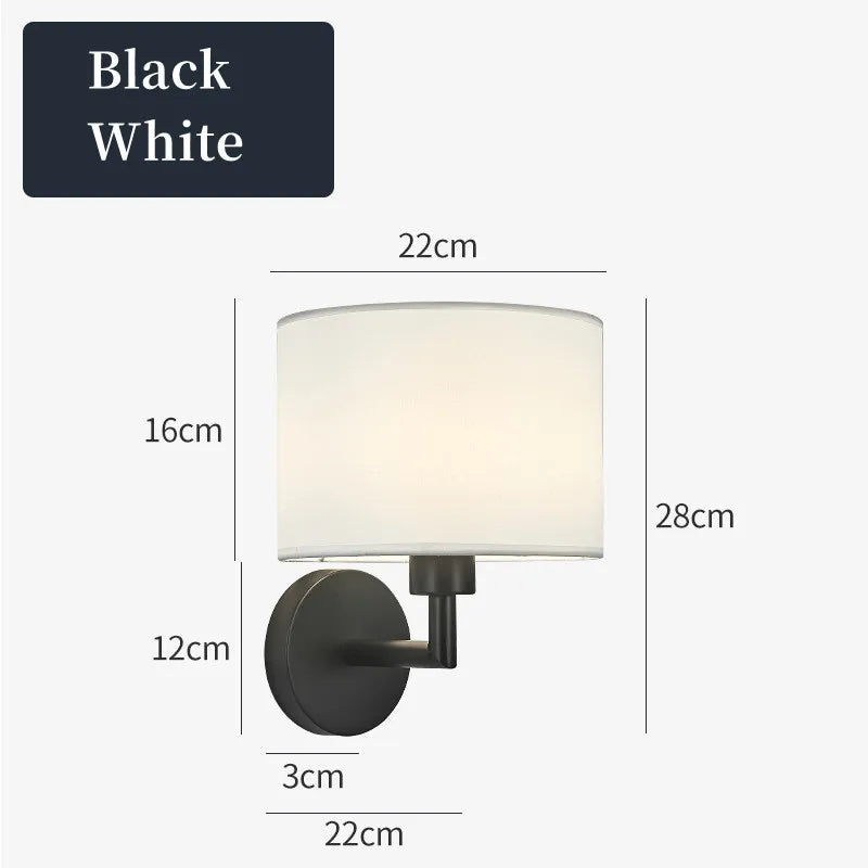 Rotating Bedside Wall Lamp – Modern LED