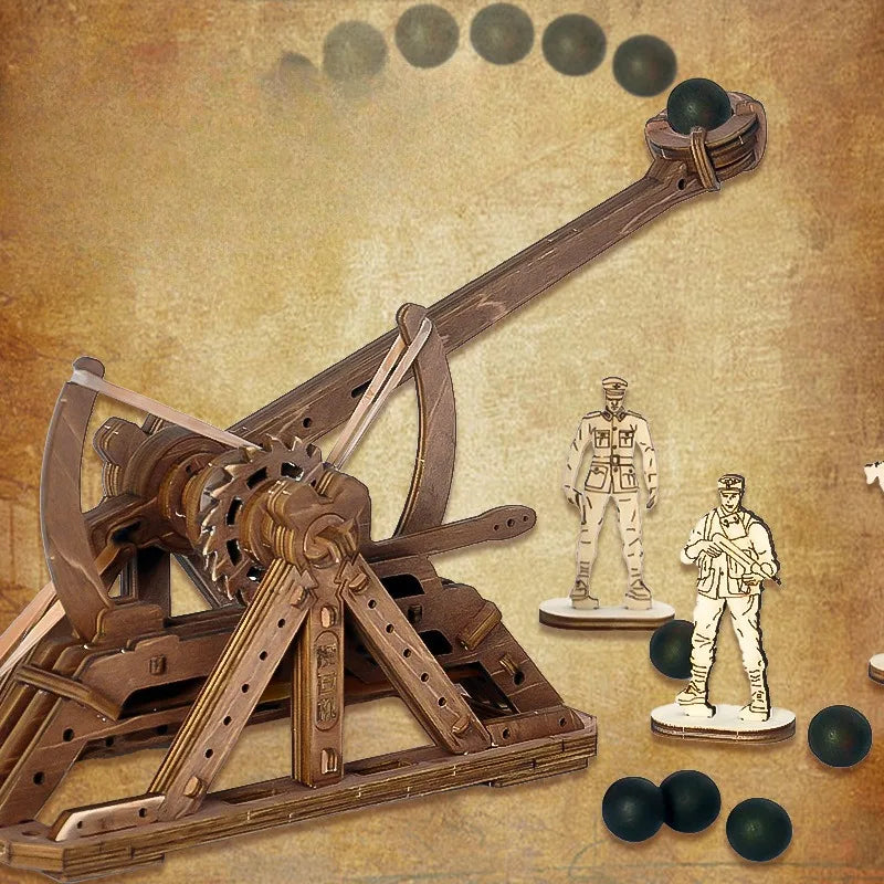 DIY Wooden 3D Puzzle Model Kit for Home Décor