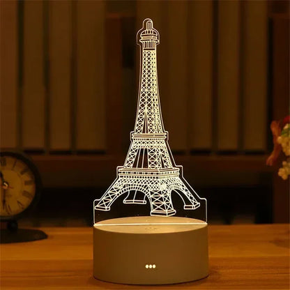 Electric 3D Acrylic Led Lamp for  Children's Night Light
