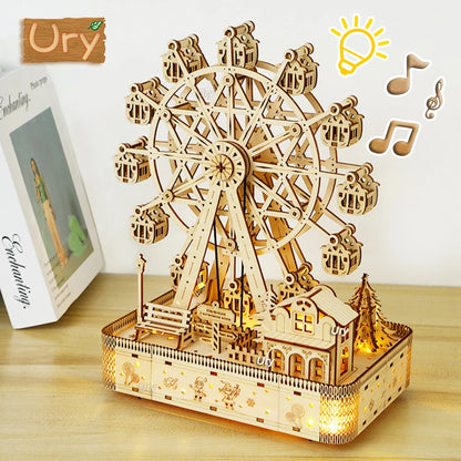 3D Wooden Ferris Wheel Music Kit