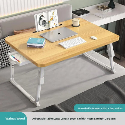 Elevating Bed Desk – Compact Laptop Table